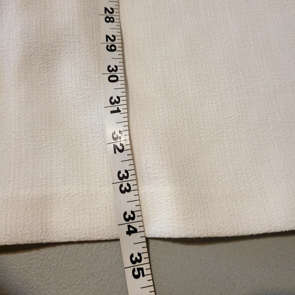 Women's Shift Dress Size S Sorority White Cap Sleeve Graduation Bridal Shower - Picture 10 of 12